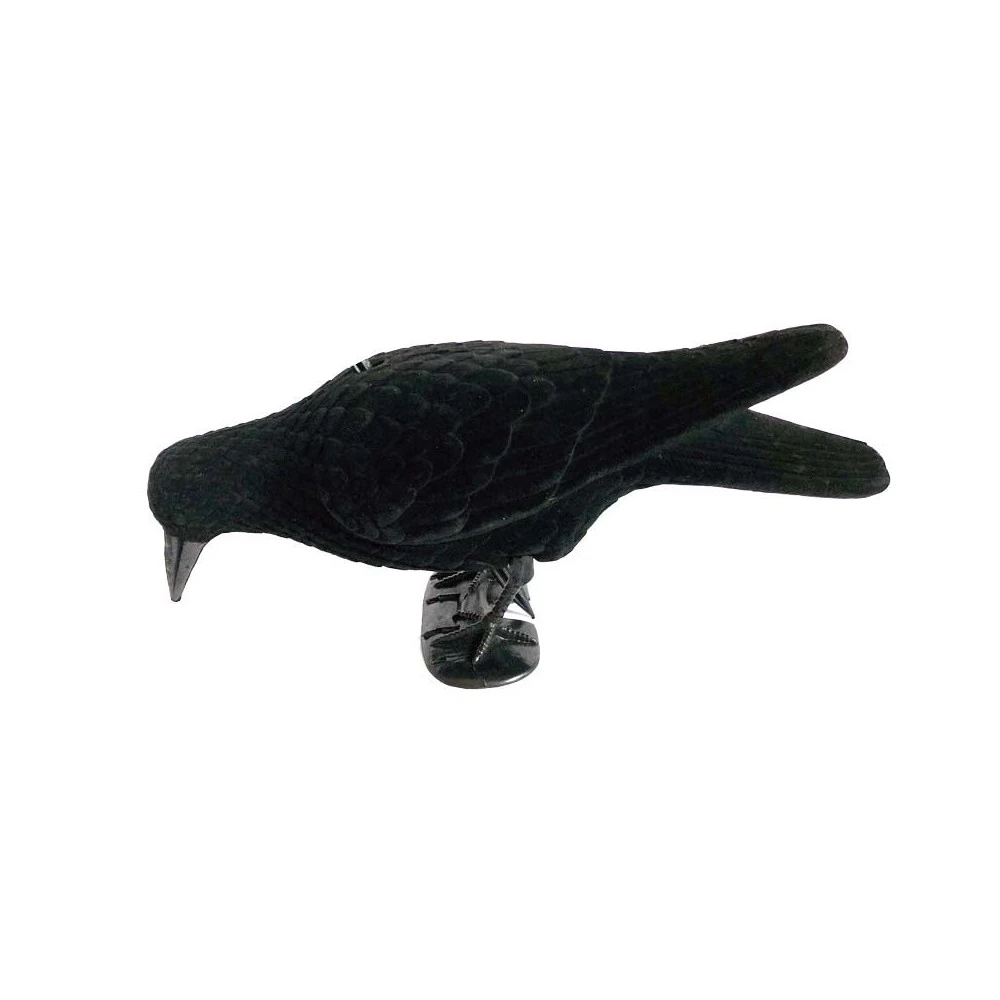 Forme De Corbeau Mangeur Floquée 1 Forme De Corbeau Mangeur Floquée