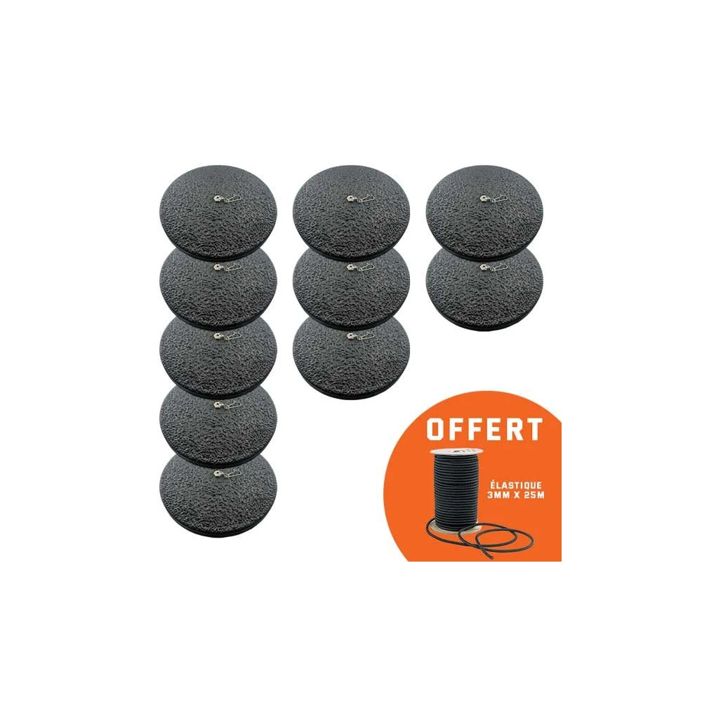Lot 10 Plateaux Pour Appelant Flottants + élastique Offert 1 Lot 10 Plateaux Pour Appelant Flottants + élastique Offert