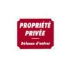 Panneau Propriété Privée